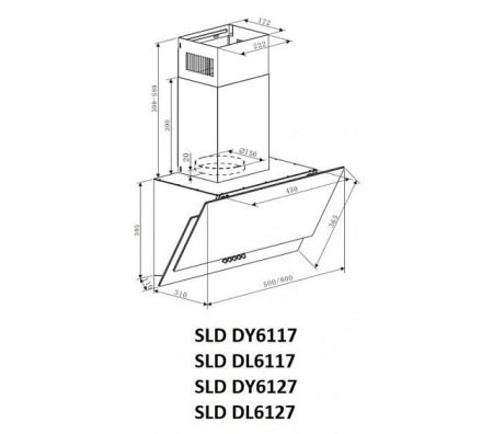 Вытяжка SCHAUB LORENZ SLD DY6127
