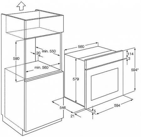 Духовой шкаф AEG bs 731442 cm