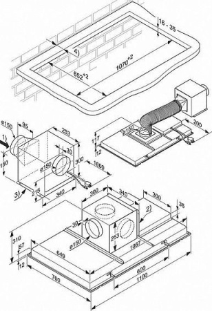 Вытяжка MIELE DA2906 сталь