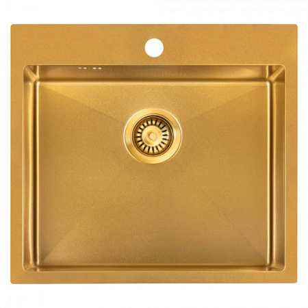Кухонная мойка ZORG ZRN 5055 Nano PVD Gold