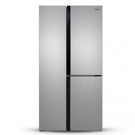 Холодильник Ginzzu NFK-610 стальной