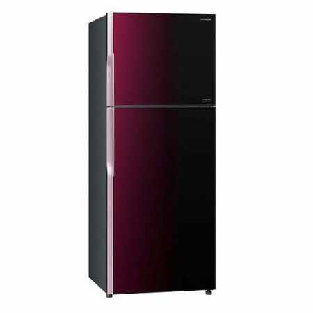 Холодильник HITACHI R-VG 472 PU8 XRZ красное стекло