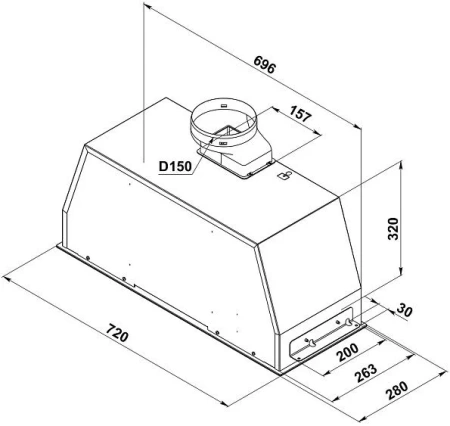 Вытяжка KANZLER D 520 B