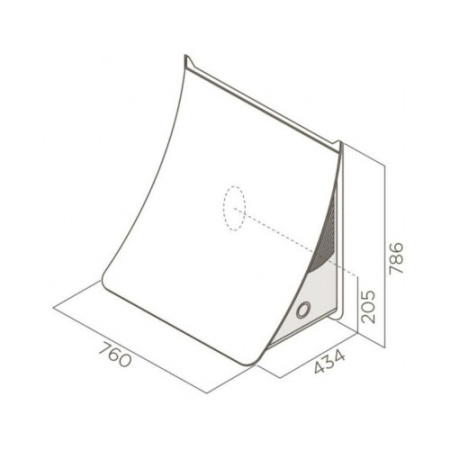 Вытяжка ELICA NUAGE SENSE DRAYWALL/F/75