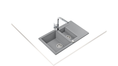Кухонная мойка TEKA CLIVO 60 B-TQ ALUGRAUMETALLIC