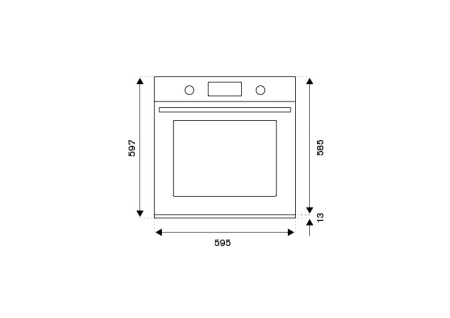 Духовой шкаф BERTAZZONI F605HEREKAX