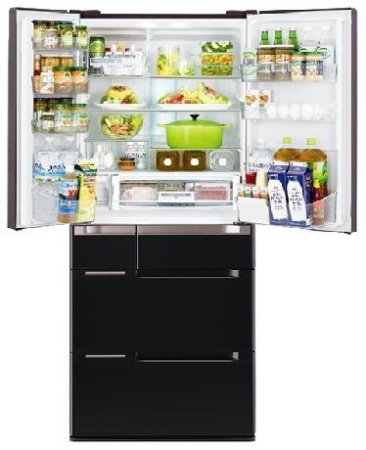 Холодильник  HITACHI R-G 690 GU XK (Crystal Black)