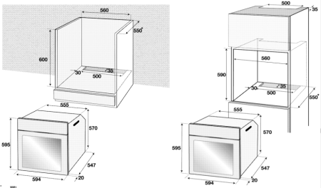 Электрический духовой шкаф BEKO BIRT 24301BRMS