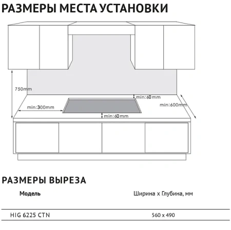 Варочная поверхность KORTING HIG 6225 CTN