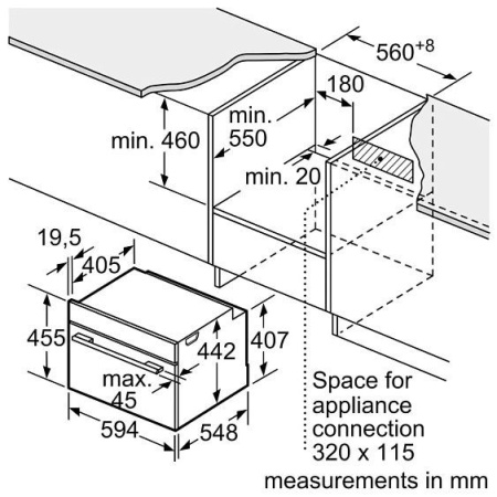 Духовой шкаф BOSCH CMG778NB1