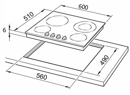 Поверхность DELONGHI pvc 62 tc