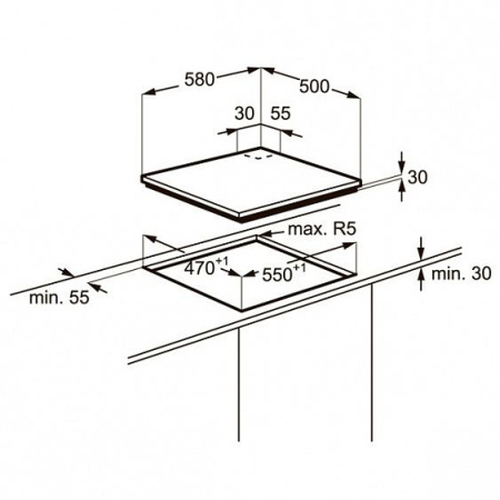 Поверхность ZANUSSI zgm 62444 xa