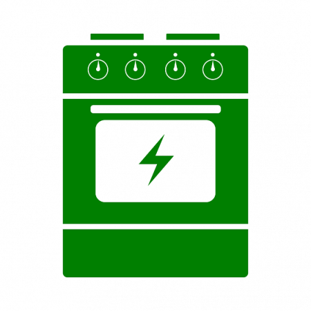 Установка эл.плиты отдельностоящей