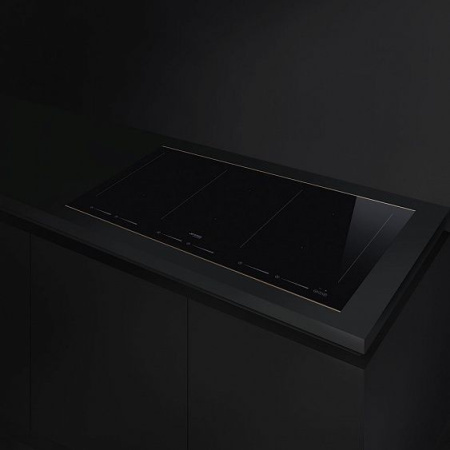 Индукционная варочная панель Smeg SIM693WLDR