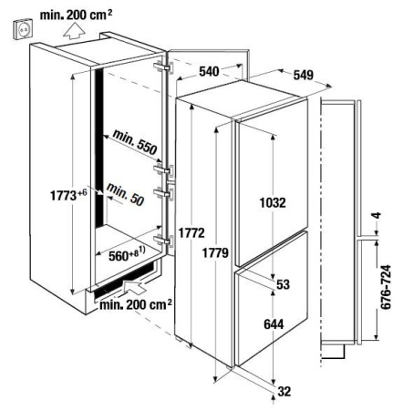 Морозильная камера AEG agn 71800 f0