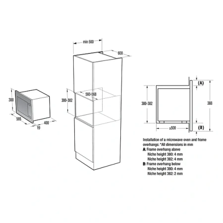 Микроволновая печь GORENJE BM251M2BG