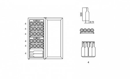 Винный шкаф WINE CRAFT BC-24BZ Grand Cru
