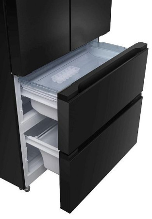 Холодильник MEFERI MFR83BLACK IX TOTAL NO FROST FRENCH DOOR COMFORT