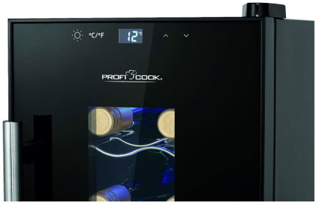 Винный шкаф PROFI COOK PC-WK 1232 schwarz — фото