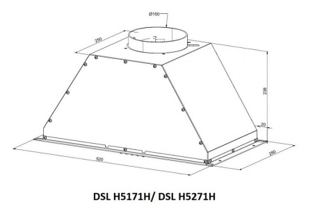 Вытяжка SCHAUB LORENZ DSL H5271H
