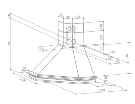 Вытяжка FABER RANCH ANGOLO WH9016 A100