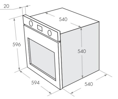 Духовой шкаф Maunfeld CEOH 6512B