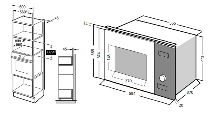 Микроволновая печь KUPPERSBERG HMW 650 BX