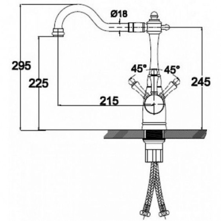 Смеситель KAISER King 77044-3