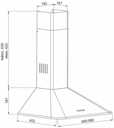 Вытяжка KORTING KHC 9639 X