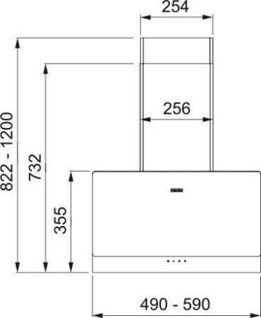 Вытяжка FRANKE TEMPER 60 BK (330.0712.113)