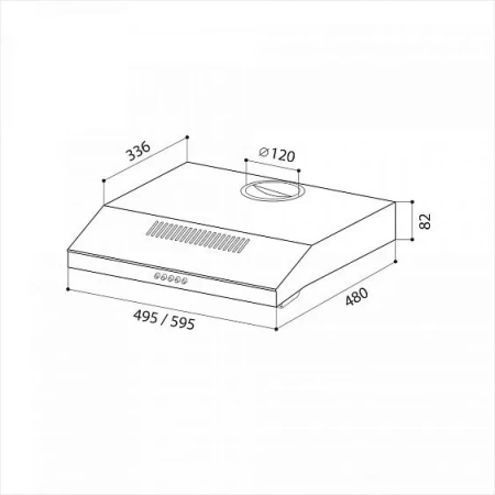 Вытяжка LEX inbox s 500 inox