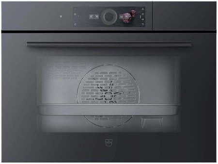 Паровой шкаф V-ZUG CombiSteamer V6000 45 CS6T-23032 чёрное стекло