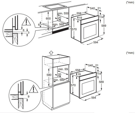 Духовой шкаф ELECTROLUX EOF5C50BV