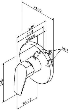 Смеситель AM.PM Gem F9065000 хром