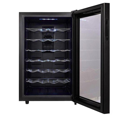Винный шкаф CAVANOVA CV028NS черный