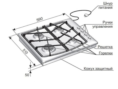 Варочная панель GEFEST СН 1211 К3