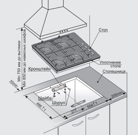 Газовая поверхность GEFEST свн 2230 к6