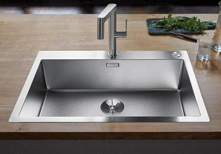 Кухонная мойка BLANCO CLARON 700-IF/A Durinox® отводная арматура InFino®нержавеющая сталь Durinox 523394