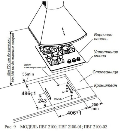 Варочная поверхность GEFEST ПВГ 2100-01 K192