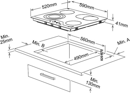 Поверхность VESTFROST VFVIT60HH