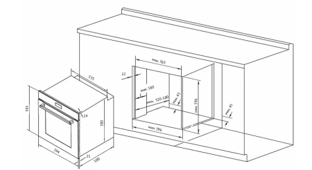 Духовой шкаф KUPPERSBERG HO 620 B