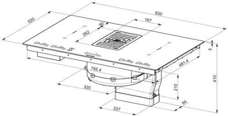 Варочная поверхность Faber GALILEO BK GLASS A830