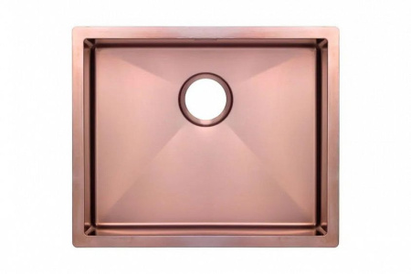 Кухонная мойка TopZero ColorX TNL 500 MATT GOLD ROSE, матовая медь