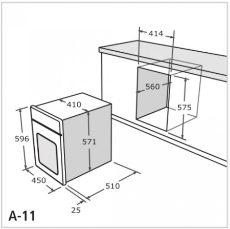 Духовой шкаф NARDI fex 2537 xn