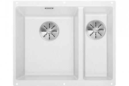 Кухонная мойка BLANCO SUBLINE 340/160-U SILGRANIT 523552 белый