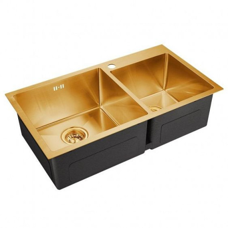 Кухонная мойка EMAR EMB-210 PVD Nano Golden
