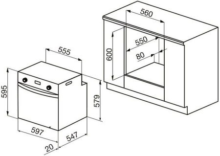 Духовой шкаф KORTING OKB 470 CMW