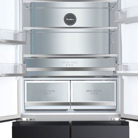 Холодильник TESLER RFD-427BI Sparkling Grey