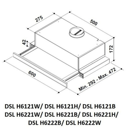 Вытяжка Smart Life DSL H6121H