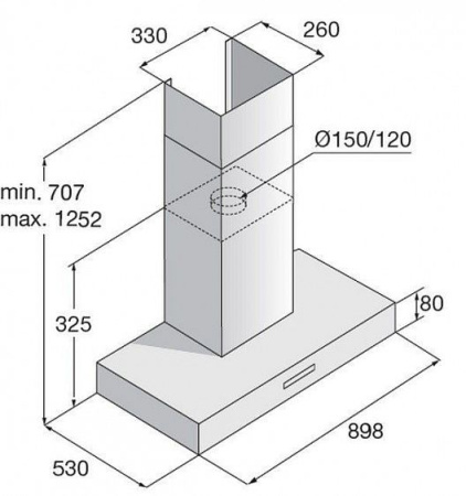 Вытяжка ASKO CW4936S
